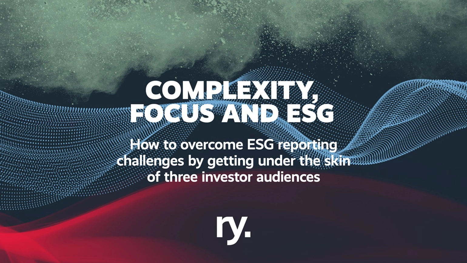 Complexity, Focus And ESG text