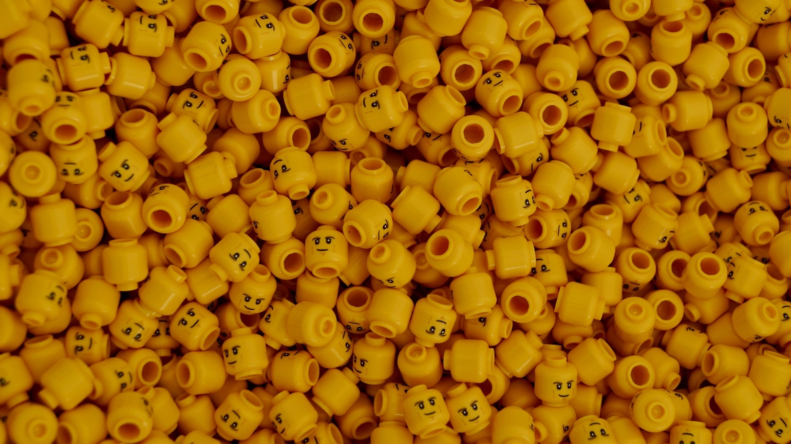 A pile of Lego toys