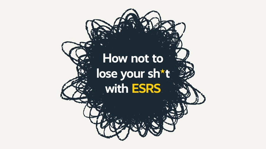 How Not To Lose Your Shit With ESRS V1 03